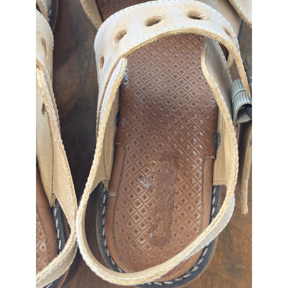 NIB Casta Taupe / Pistachio Leather Strappy Sandal PORTUGAL #0592 SZ 40 - Picture 4 of 6